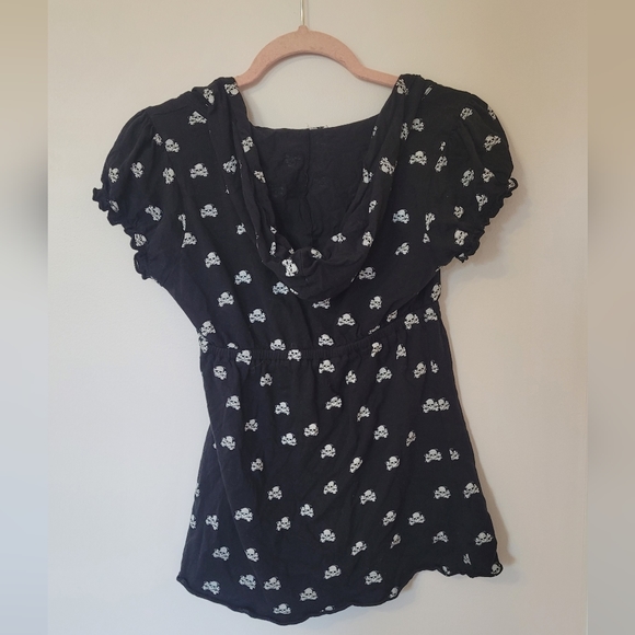 2000s hooded skull tee - Picture 3 of 4